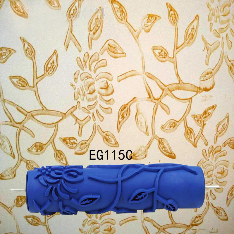 Description Picture 3 of item7inch Roller And Patterned Paint Machine Wall Tools 5" Rubber Roller Brush Tool Set 3D Pattern Wallpaper Room Decor