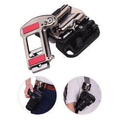 Camera Belt Holster Mount Waist Clip Holder Hanger With Quick Release Plate 1/4" Screw for Canon Nikon Sony Olympus DSLR Cameras