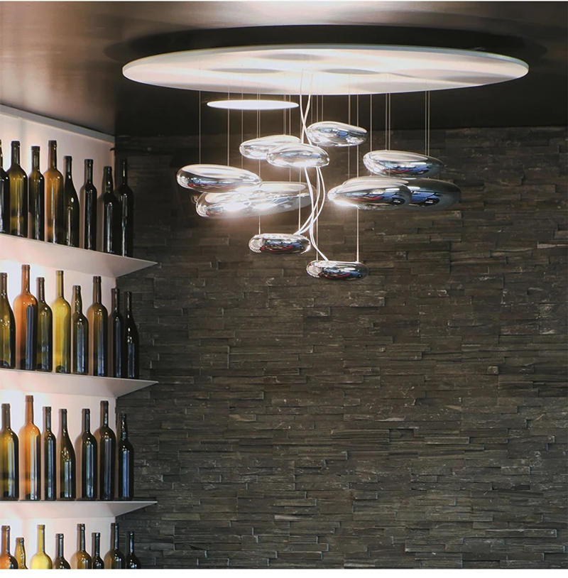 Description Picture 6 of itemLarge chandelier Luxury Mercury Collection Postmodern Creative design lamp replica Dining Room Art bedroom chandeliers