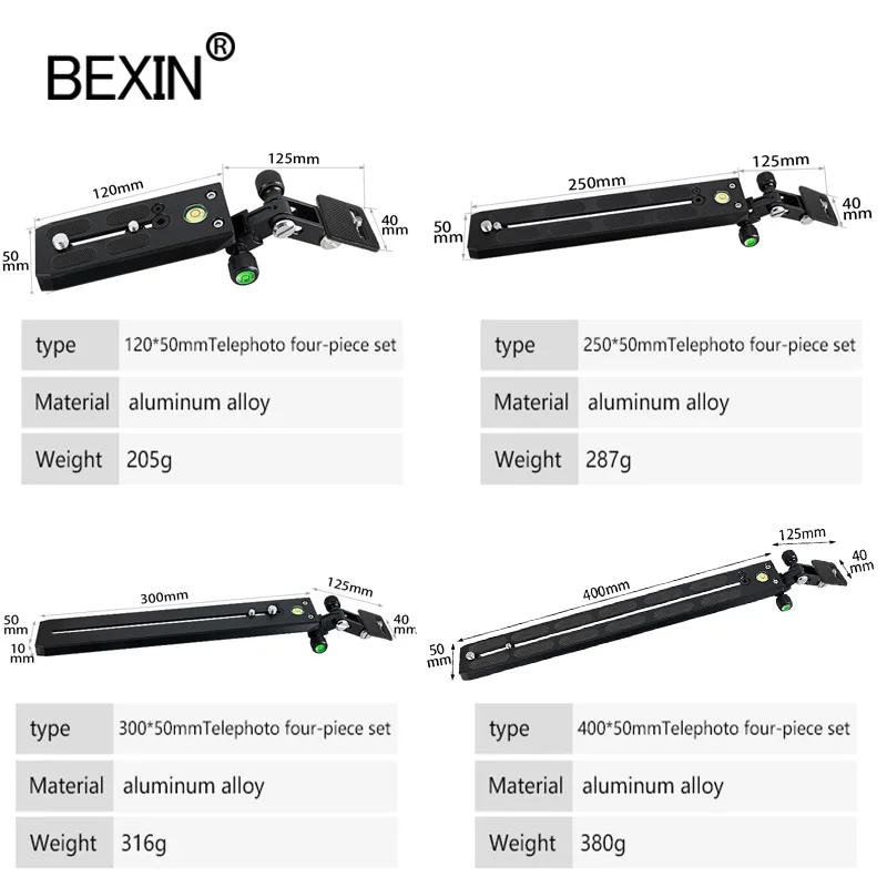 Description Picture 3 of itemManfrotto New Telephoto Quick Release Sliding Plate Camera Mount Zoom Lens Holder for Manfrotto Tripod Head Slide Rail Adapter