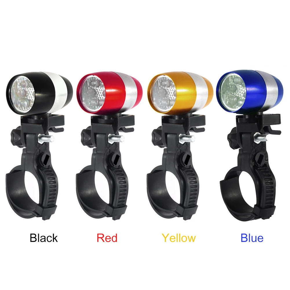 Description Picture 6 of itemBicycle Head Light 6 LED Mountain MTB Bike Front Fork Handlebar Lantern Cycling Safety Warning Alloy Night Lamp Flashlight