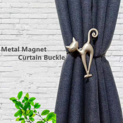 1PC European Creative Magnet Curtain Buckle Animal Cat Curtain Strap High Quality Holder Hook Decorative Home Accessorie