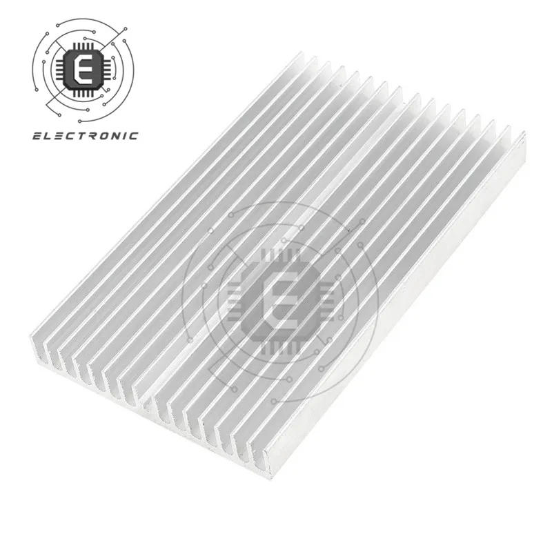 Description Picture 5 of item1PCS 100X60X10mm IC Heat Sink Aluminum Alloy HeatSink Cooling Pad Cooler Radiator For CPU LED Power Supply