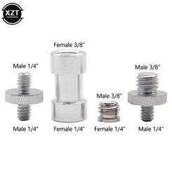 4pcs Durable Male to Female Screw Adapter 1/4" 3/8" Mount Set Thread Screw Adapters Convert for Camera Tripod Light Stand New