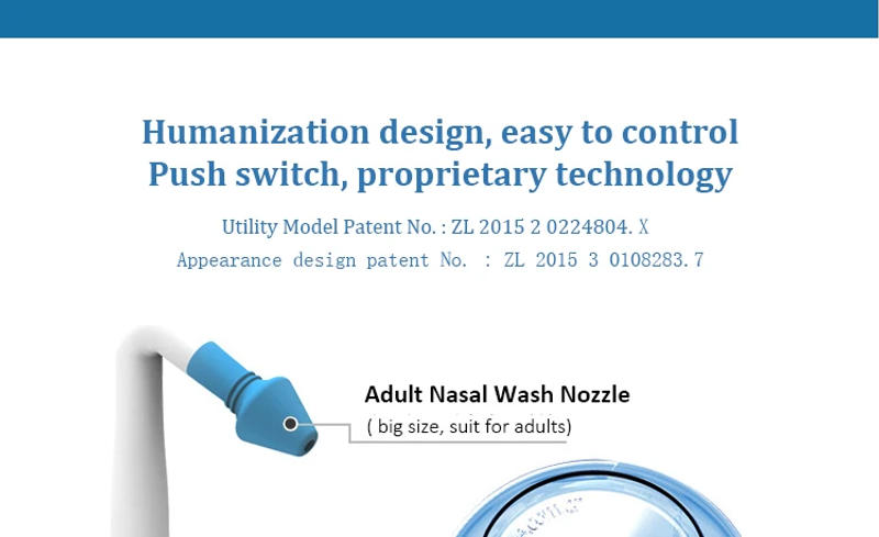 Description Picture 4 of itemNasal Irrigator Bottle rinse nasal wash bottle Cleaner Neti Pot Nose Cleaner Avoid Sinusitis Rhinitis Treatment 300 or 500ML