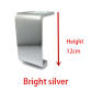 Bright silver 12cm