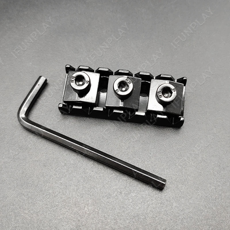 Description Picture 6 of itemElectric Guitar 42mm/43mm Metal Guitar Tremolo Bridge Locking String Nut for Electric Guitar Guitars Parts Accessories