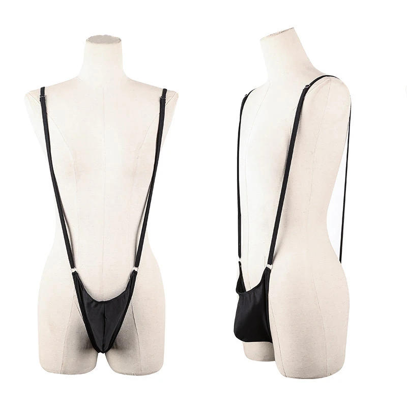 Description Picture 2 of itemCLEVER-MENMODE Male Sexy Thong Mankini Men's Strap Underwear Men Body Costume Bodysuit Bondage Thongs Man Leotard Stage Lingerie