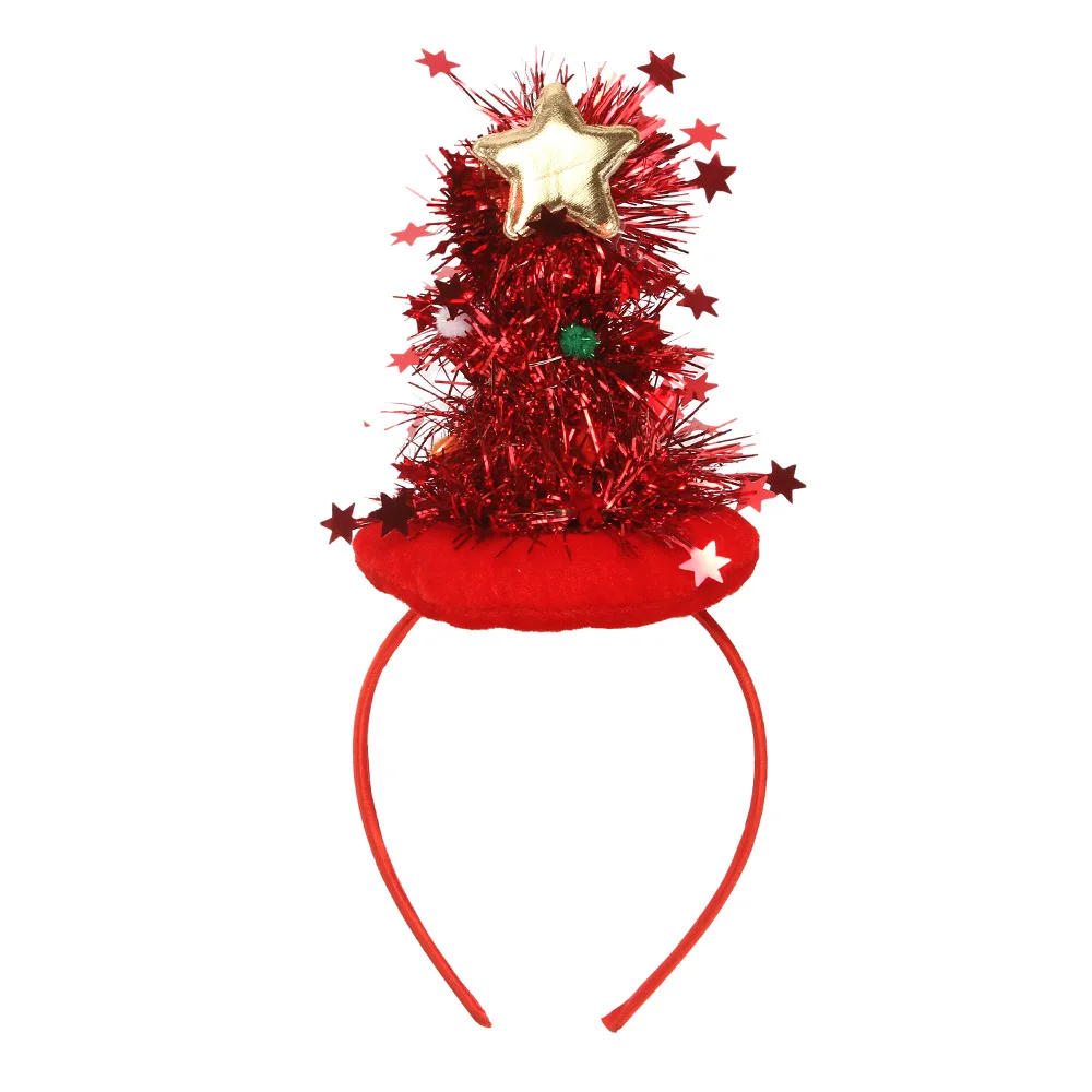 Description Picture 6 of itemChristmas Women Child LED Flashing Headband Light Up Hair Band Tree Holiday Party Accessory Gift Red Green  Wedding Festival