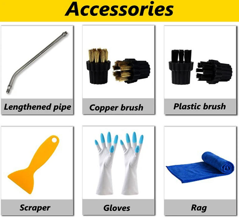 Description Picture 3 of item220V Electric Steaming Cleaner High Temperature And Pressure Steam Cleaner For Hood Air Conditioner Kitchen Tool Steaming Clean