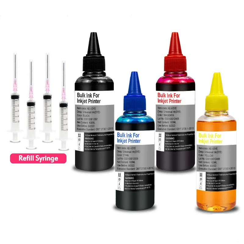 Description Picture 2 of itemFor HP 301 302 304 305 Xl Printer Ink Deskjet 2540 2050 2510 2620 2630 2632 5030 5020 3720 3730 Dye ink Refill kit