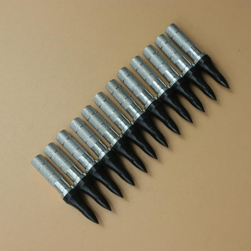 Description Picture 4 of item24PCS 75 GrainTarget Arrow Point Archery Broadheads with Aluminum Insert ID 6.2 mm Fit for Carbon / Fiberglass / Aluminum Arrow