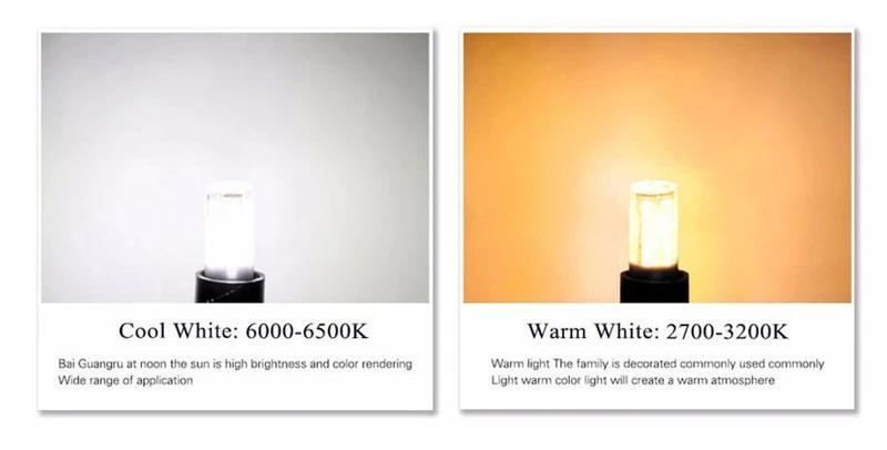 Description Picture 5 of itemNEW G9 Spotlight 5W 7W 9W 12W 15W AC110V 220V G9 lamp Led bulb SMD2835 LED High Quality Chandelier Light Replace Halogen Lamp