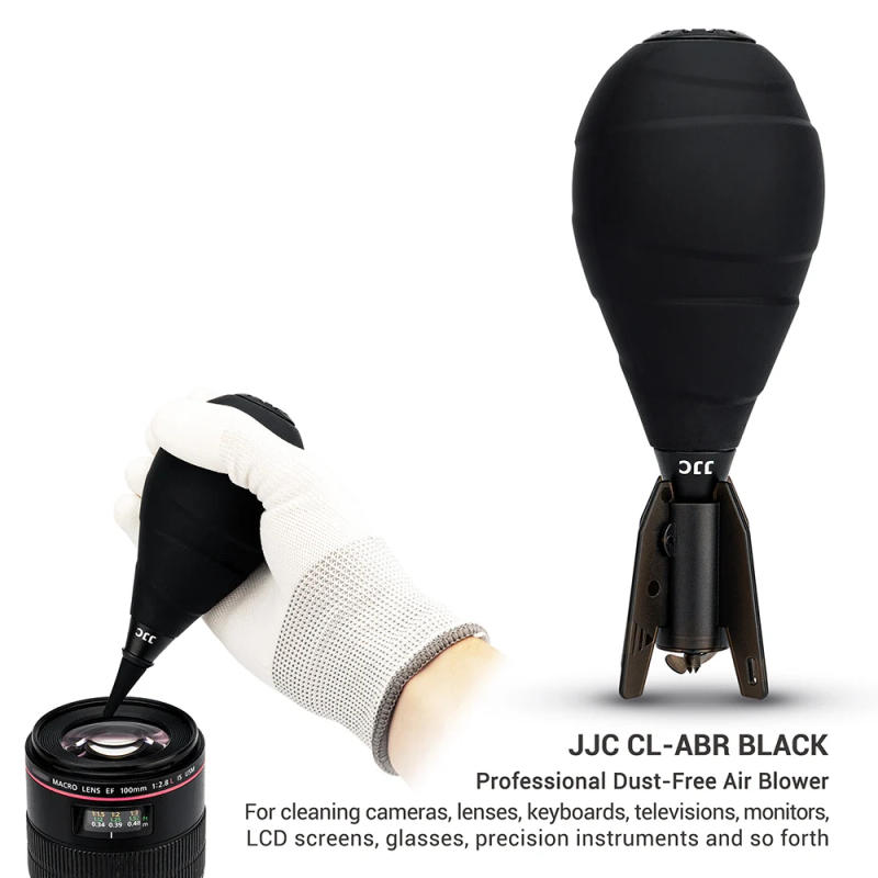 Description Picture 2 of itemJJC Dust-Free Air Blower Lens Blower for Digital DSLR SLR Camera Clean Duster Rubber Bulb Air Pump Dust Blower