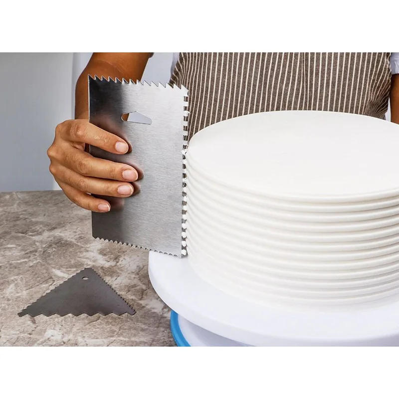 Description Picture 2 of itemFAIS DU Cake Scraper Spatula Decorating Tools For Baking Kitchen Pastry And Bakery Accessories Sets Tools Bakeware Utensils