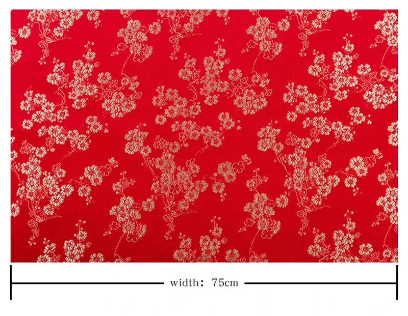 Description Picture 2 of itemPattern Garment Fabric Brocade Jacquard Fabrics DIY Designer Sewing Dress Bag Cushion Patchwork Clothes Material