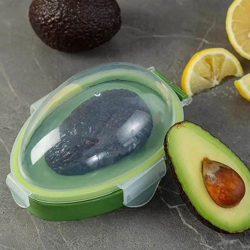 Description Picture 5 of itemKitchen Food Storage Box Avocado Space Saving Container Vegetable Organizer Reusable Plastic Fruit Containers Vegetable Crisper