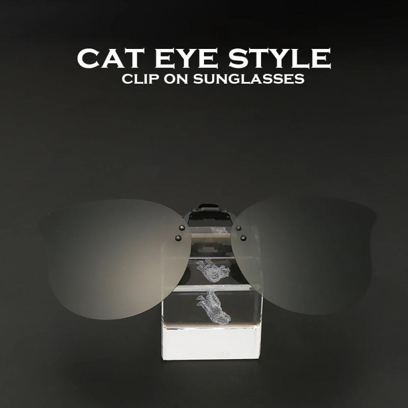 Description Picture 2 of itemFishing Women Mirror Purple Polarized Pilot Flip Up Clip on Sunglasses Driving Ladies Pink Sun Glasses Night Vision Lens