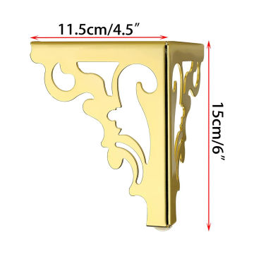 4pcs Metal Furniture Legs Feet, Pattern Hollow table legs,Modern Sofa Legs Bed Table Accessories Cabinet Replacement foot