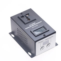 AC 220V 10000W SCR Electronic Voltage Regulator Temperature Speed Fan Motor Adjust Controller