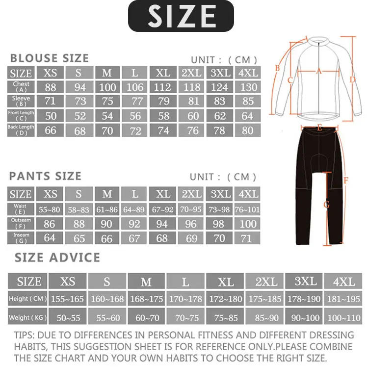 Description Picture 4 of itemWinter Cycling Pants 2025 Classic Black Thermal Fleece Long Bib Pants Men's Winter Bicycle Riding Shorts Sports Running Pants