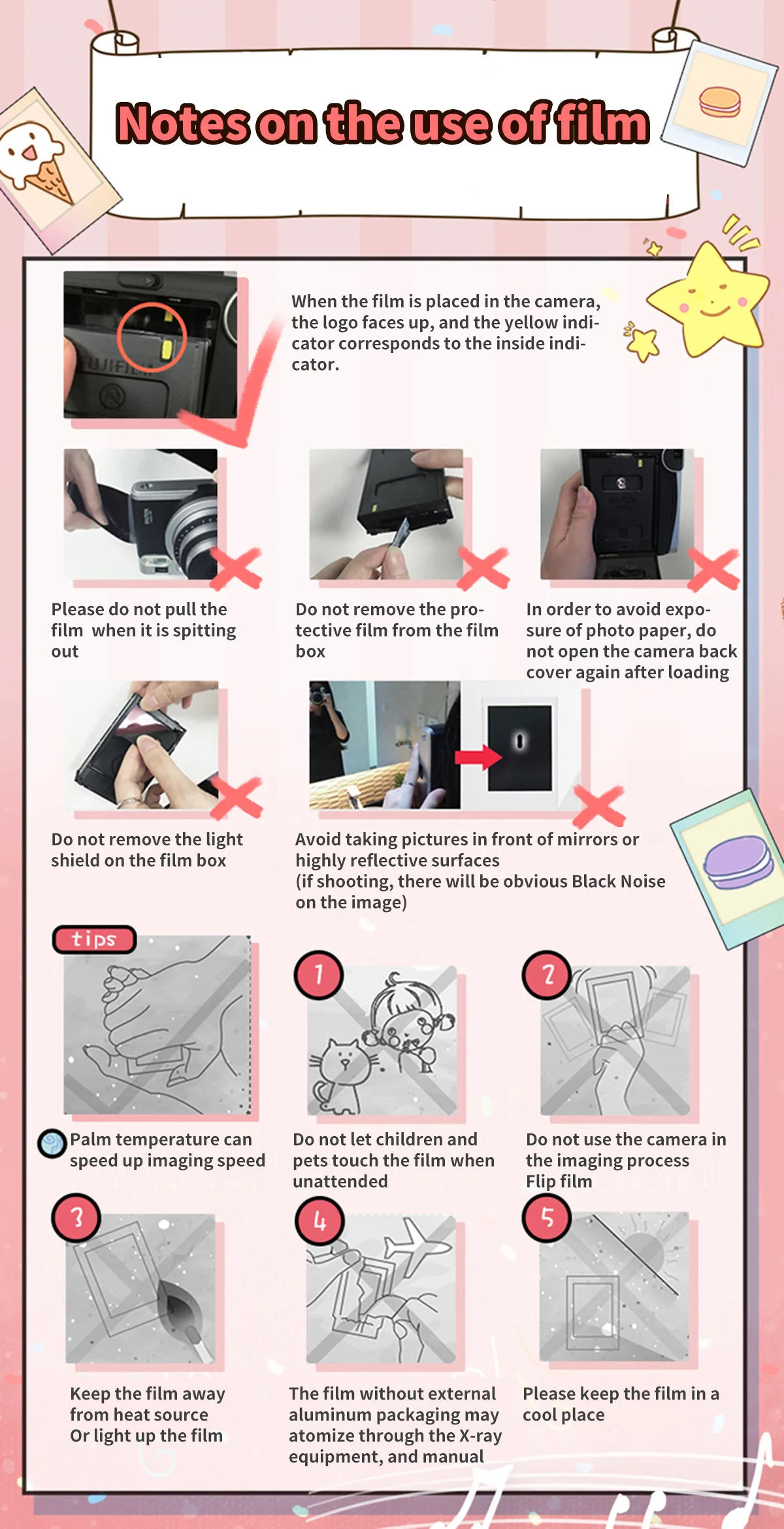 Description Picture 5 of itemFujifilm Instax Mini Film White Edge 20 Sheets Photo Paper for Fuji instant camera 8/7s/9/11/25/50/90/70/liplay/link