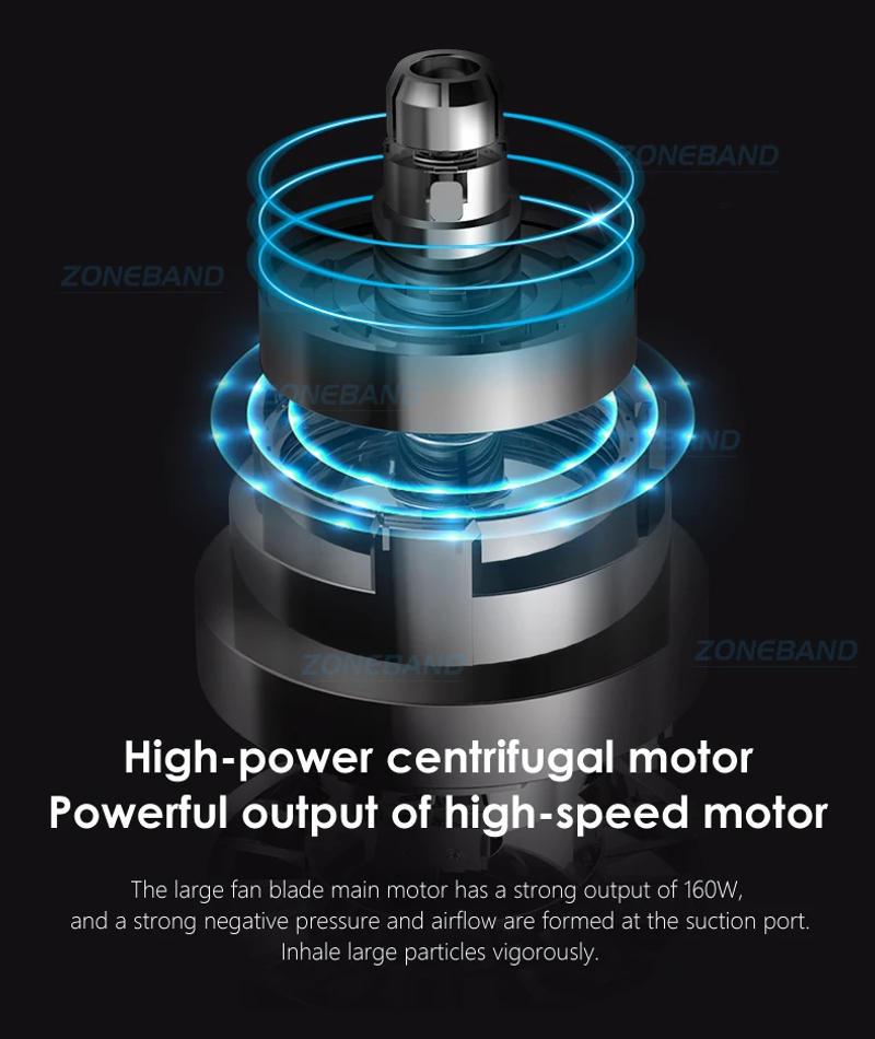 Description Picture 4 of itemCordless Upright Vacuum Cleaner Wet Dry 13500Pa Suction Powerfu Electric Mop Smart Home Appliance Dust Collector Floor Aspirator