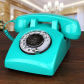 blue telephone