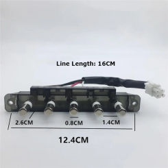 For Range Hood DJ103 4 Pushbutton Piano Type Key Board Switch for Midea