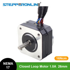 STEPPERONLINE Nema 17 Closed Loop Stepper Motor 16Ncm 1A with Magnetic Encoder 5mm Shaft Servo Motor Closed-loop Step Motor
