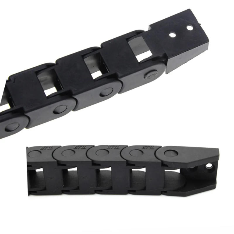 Description Picture 3 of item1M 10 x 20mm 10*20mm L 1000mm Cable Drag Chain Wire Carrier with end connectors for CNC Router Machine Tools