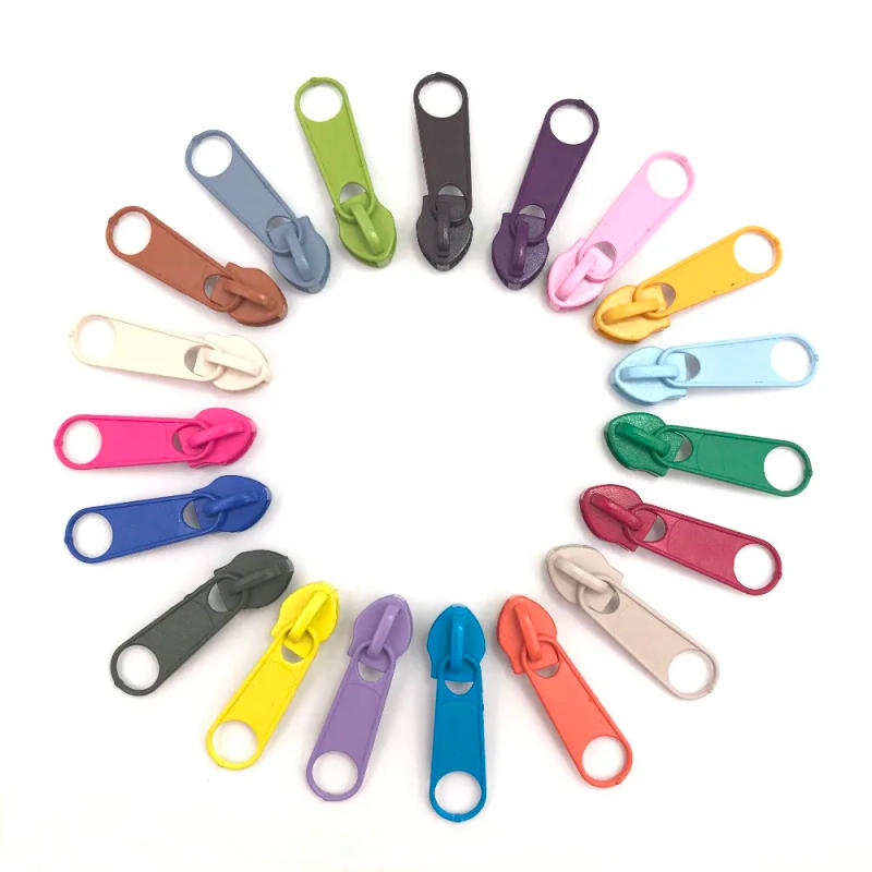 Description Picture 5 of item#5 10 Meter 24 Colors Nylon Coil Zippers by The Yard with 20pcs Sliders for DIY Sewing Tailor Crafts Bags