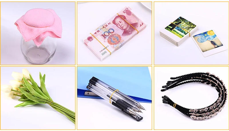 Description Picture 3 of item50Pcs Rubber Bands,50*8mm Elastic Bands,Stationery Holder Package Supplies Rubber Rings for School Home or Office Band