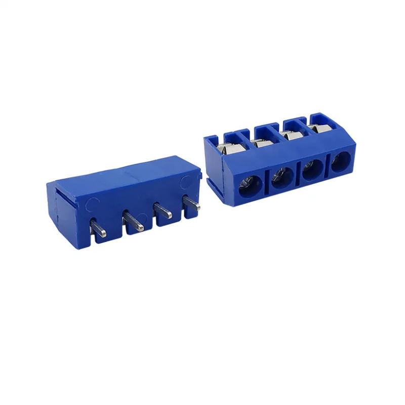 Description Picture 5 of itemKF301 2P 3P 4P 5mm Screw Wire Terminal Block KF301-2P KF301-3/4P Pitch 5.0mm Straight Pin Spliceable Plug-in PCB Cable Connector