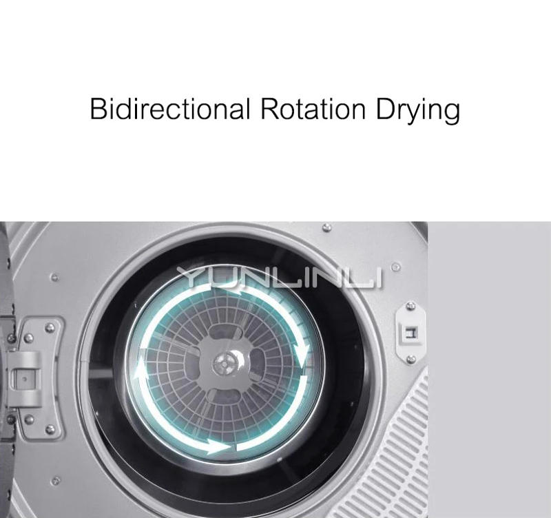 Description Picture 6 of itemHousehold Clothes Dryer Roller 6KG Laundry Electric Clothes Drying Machine Full-automatic Garment Roller Laundry Dryer