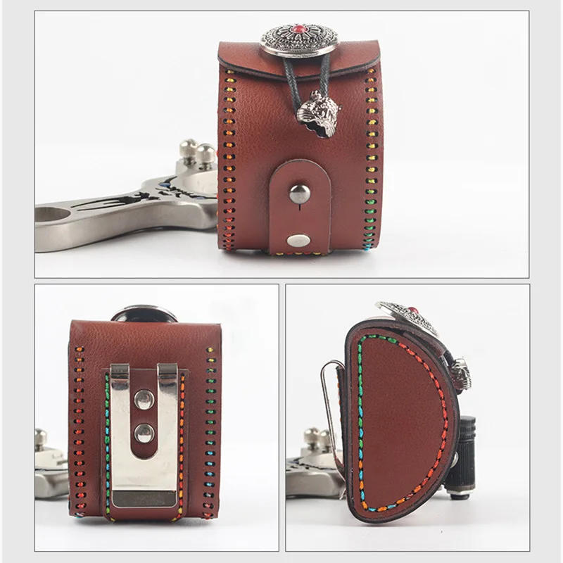 Description Picture 5 of item2019 New Handmade Slingshot Bag Steel Ball Bag with Zipper Slingshot Bag Hunting Tools Accessories