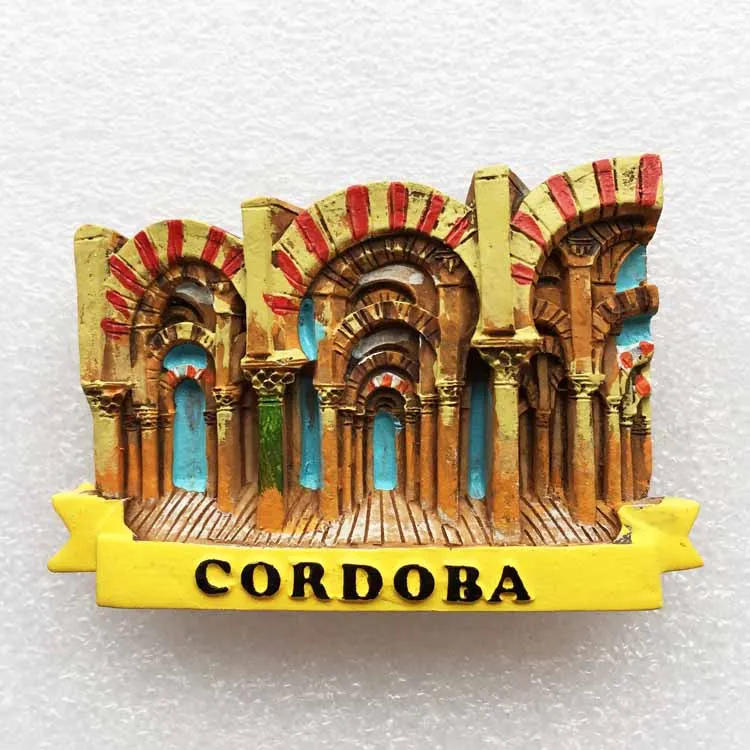 Description Picture 5 of itemSpain Refrigerator Magnets Tourist Souvenir Cordoba Barcelona Mallorca Sevilla Cantabria Travel Gifts Magnetic Fridge Stickers