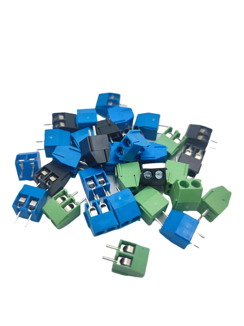 Description Picture 2 of item50pcs kf350-2p 3p 3.5mm 300v 10A Pitch 2 3 Pin Spliceable Plug-in PCB Screw Terminal Block Connector FOR 24-18 AWG CABLE kf350