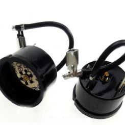 2 Pcs 1/6 HP Round Thermal Overloaded Protector Starter for 220V Air Conditioner