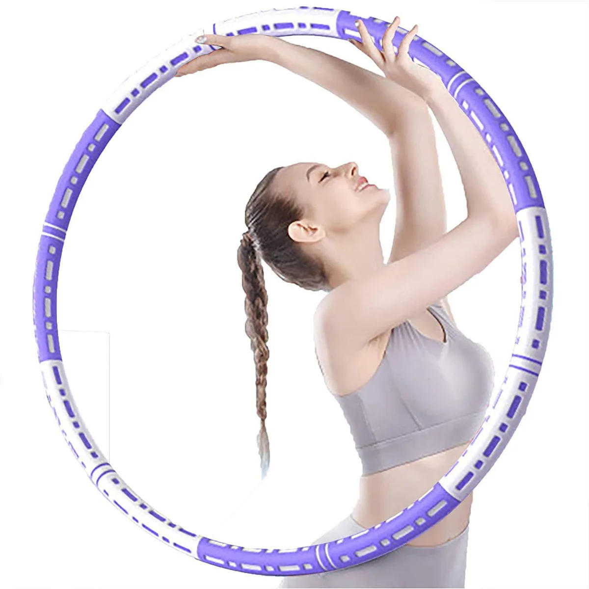 Description Picture 2 of item1 Pc Fitness Excercise Yoga Hoops Home workout Sport Hoops Circle Slimming Massage Hoop Gym Accessories Bodybuilding Equipment