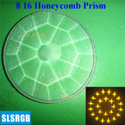 JIT 4PCS/LOT Beam Light Honeycomb prism 350W 260W Spare Parts 8 16 24 32 Prism 15R 7R 10R Moving Head Light Beam 24Prism Fitting