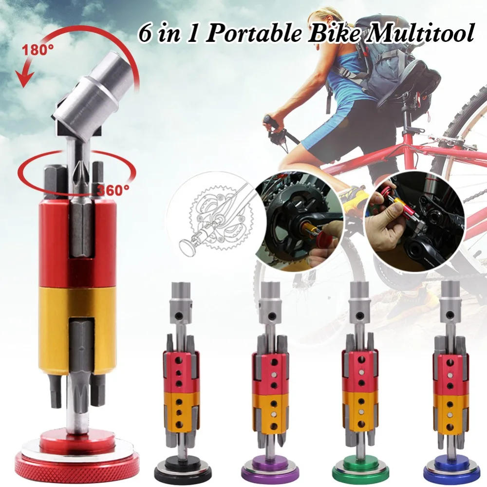 Description Picture 2 of itemBicycle Repair Tools Kit Hex Spoke Cycling Screwdrivers Tool Tyre Lever Allen Wrench MTB Mountain Bike Multitool