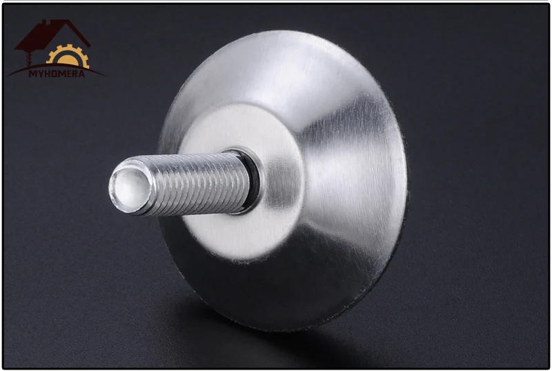 Description Picture 4 of itemMyhomera 4Pcs Steel Furniture Legs Anti-slip Base Table Cabinet Leg Pad Adjustable Leveling Feet Leveler M8 M10 Screw 13mm-27mm