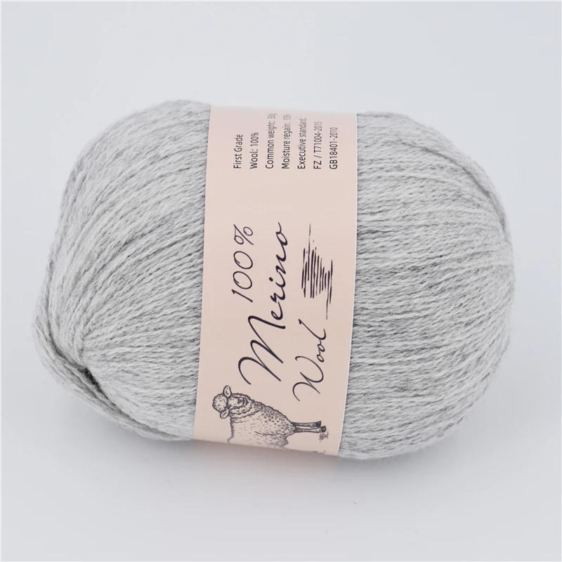 Description Picture 3 of item100% Wool Yarn for Knitting Lightweight Crochet Thick Thread Hand knitted Autumn/winter Mohair Sweater Merino Wool Yarn 50g