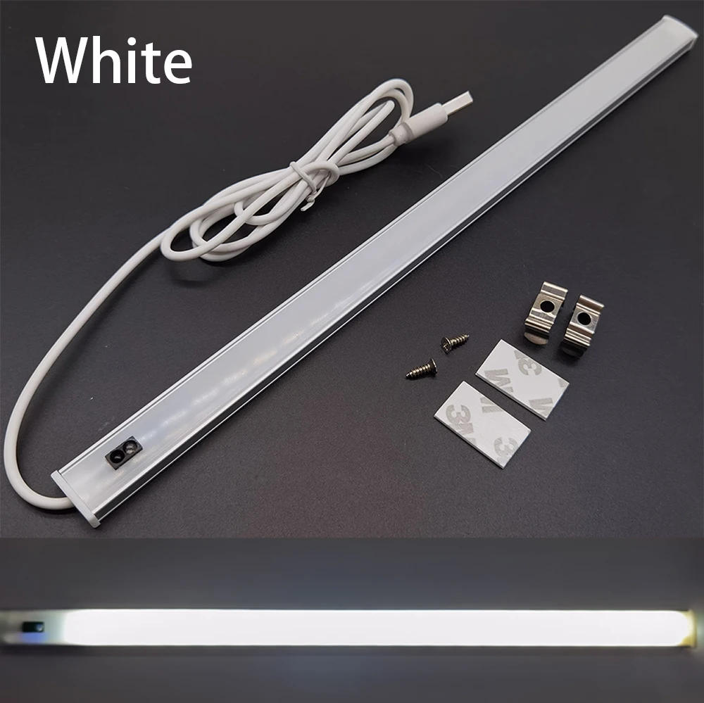 Description Picture 4 of item30 40 50cm PIR Motion Sensor Hand Scan LED Night light 5V USB Bar lamp Bedroom Desk lamp Reading home Kitchen Wardrobe Decor