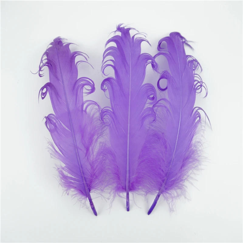 Description Picture 5 of item20Pcs Spiral Goose Feathers Wedding Party Decoration 12-18cm Swan Pluma Handicraft Accessories Jewelry Creation DIY Centerpieces