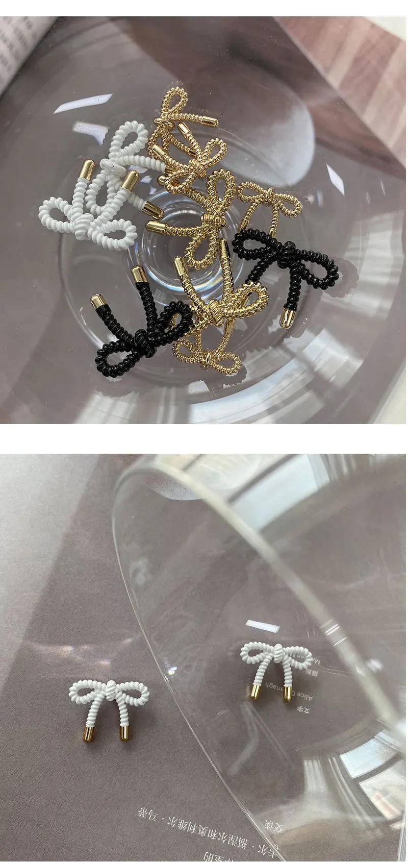 Description Picture 3 of item15/18/23mm Bow Metal Buttons For Clothing DIY Crafts Decor Gold Settings Scrapbooking Material Vintage Designer Button 5pcs New