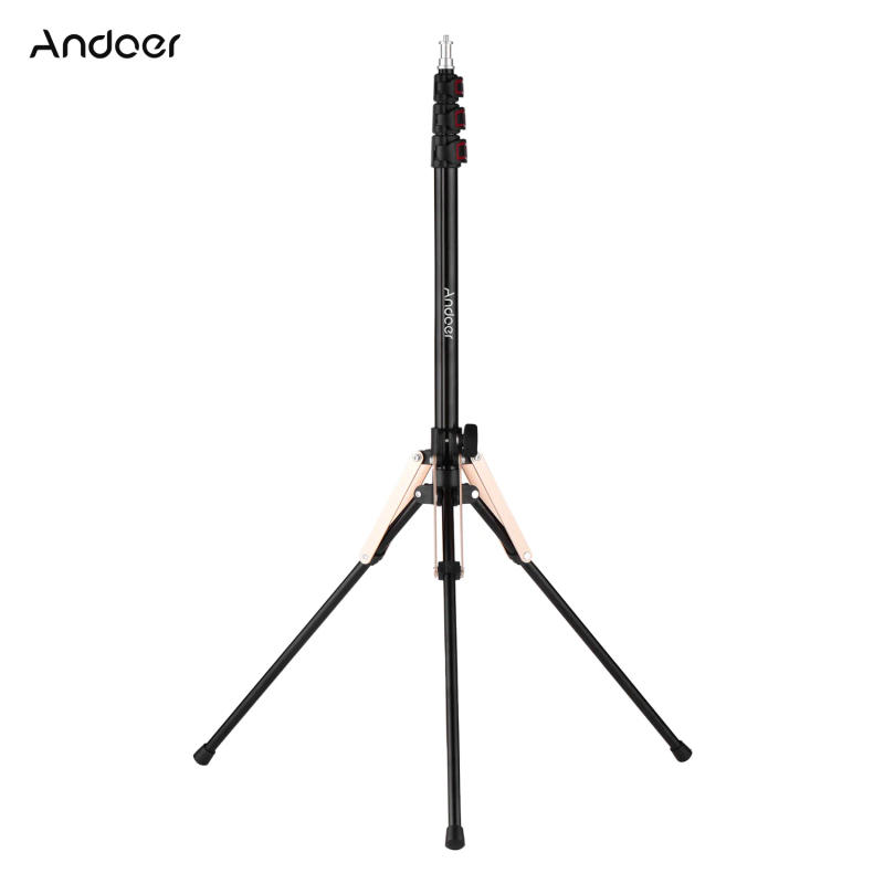 Description Picture 4 of itemAndoer 190cm Portable Tripod Photography Light Stand Reverse Folding Leg Stand 3-Section Flip Locks for Light Softbox Flash