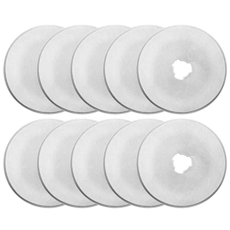 Description Picture 3 of item10pcs 28/45/60mm Rotary Cutter Blades Circular Cutting Patchwork Fabric Leather Refill Blades Replacement Sewing Quilting Tool