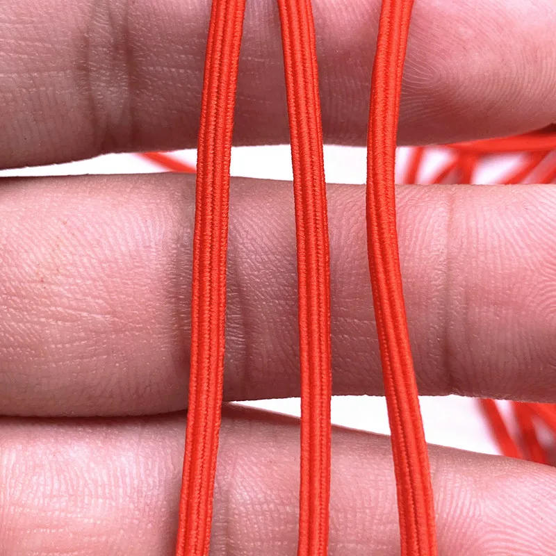 Description Picture 6 of itemNew 5yards 2mm High Elastic Round Elastic Band Rubber Band Elastic Cord for Jewelry Making DIY Clothing Headwear Accessories